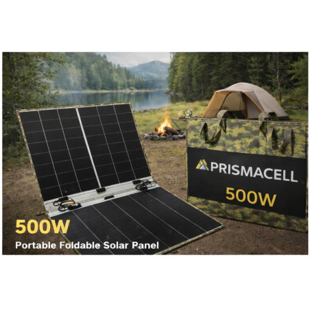 500W KATLANABİLİR SOLAR PANEL TOPCON HÜCRELİ YÜKSEK PERFORMANSLI