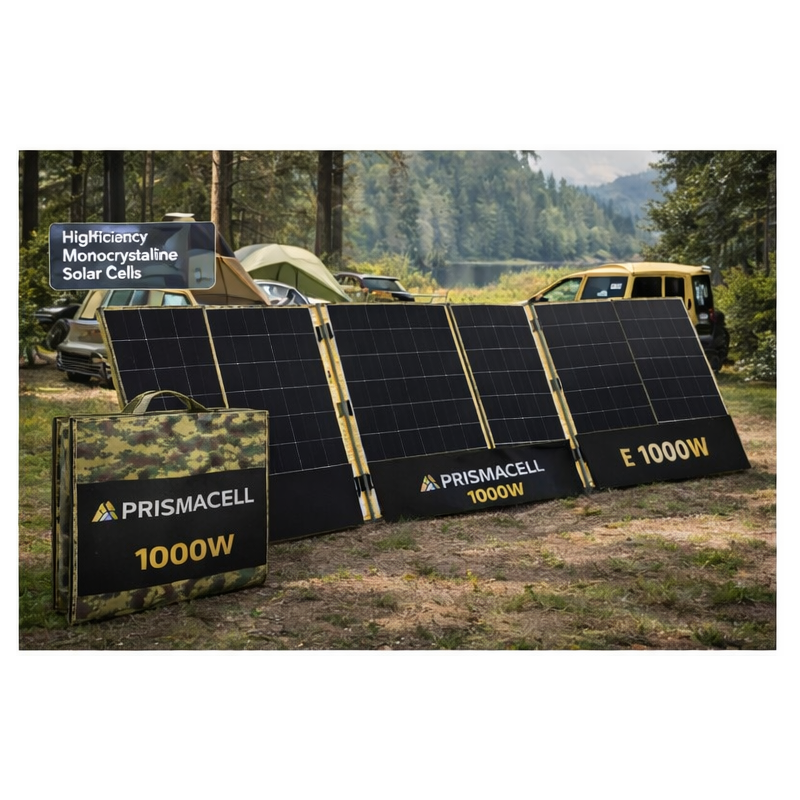 Prismacell 1000 Watt katlanabilir solar panel TOPCON HÜCRELİ YÜKSEK PERFORMANSLI