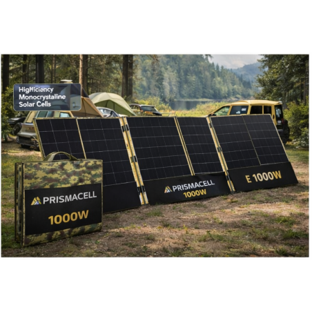 Prismacell 1000 Watt katlanabilir solar panel TOPCON HÜCRELİ YÜKSEK PERFORMANSLI