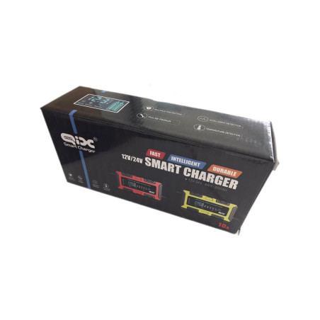 LiFePO4 için Akıllı Şarj Cihazı  12-24V  10A  LCD  9 aşamalı şarj