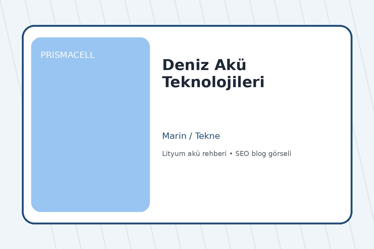 Deniz Akü Teknolojileri