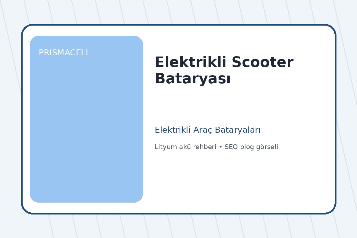 Elektrikli Scooter Bataryası