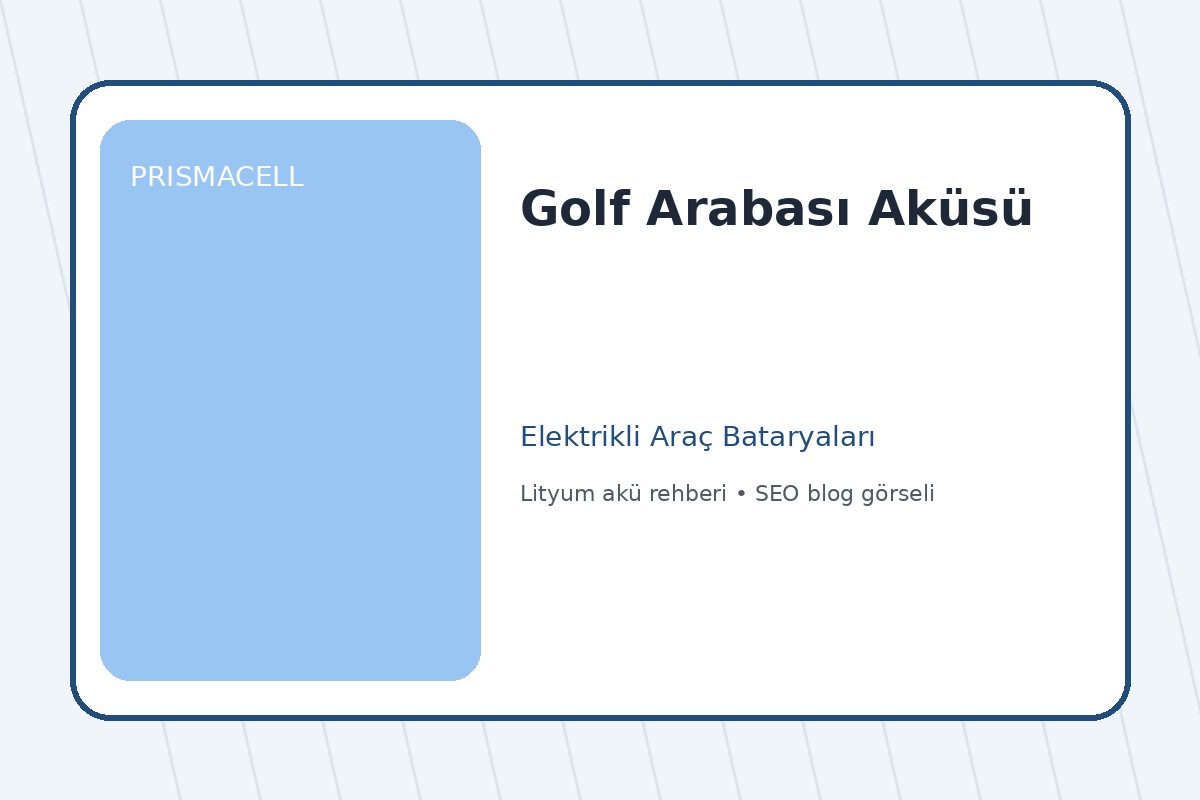 Golf Arabası Aküsü