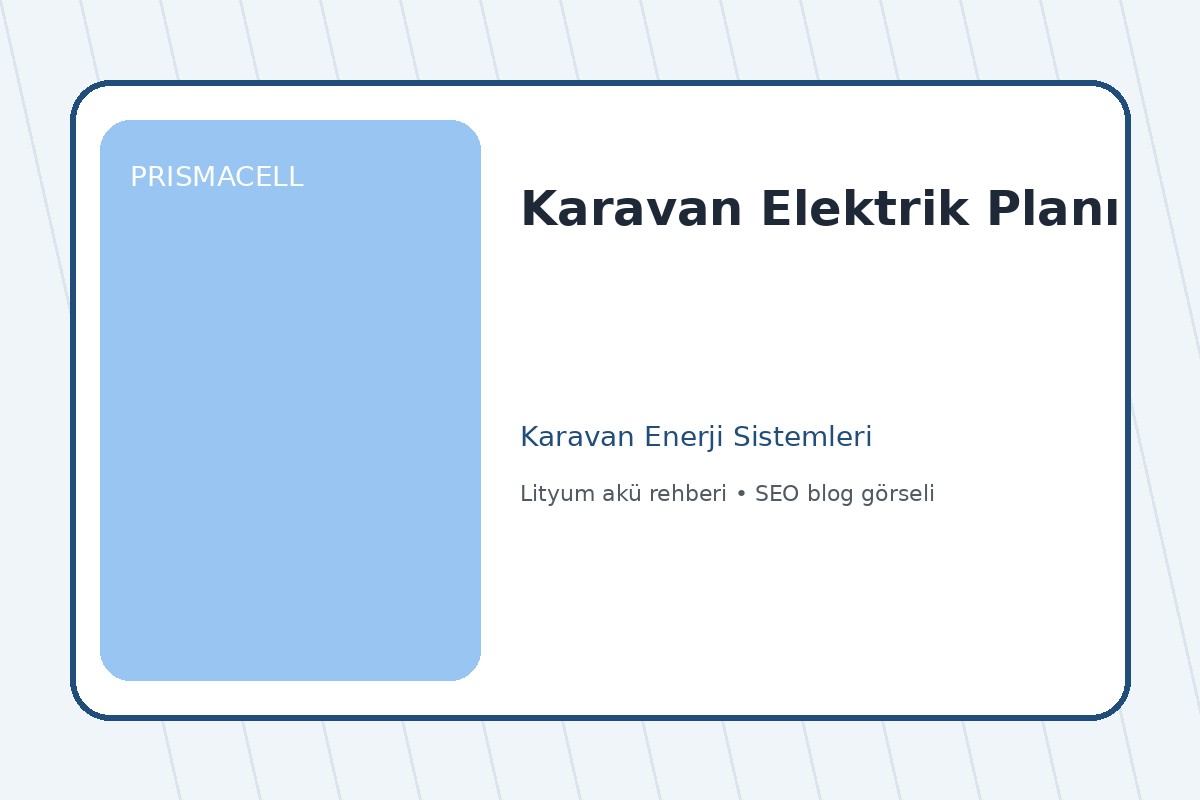 Karavan Elektrik Planı