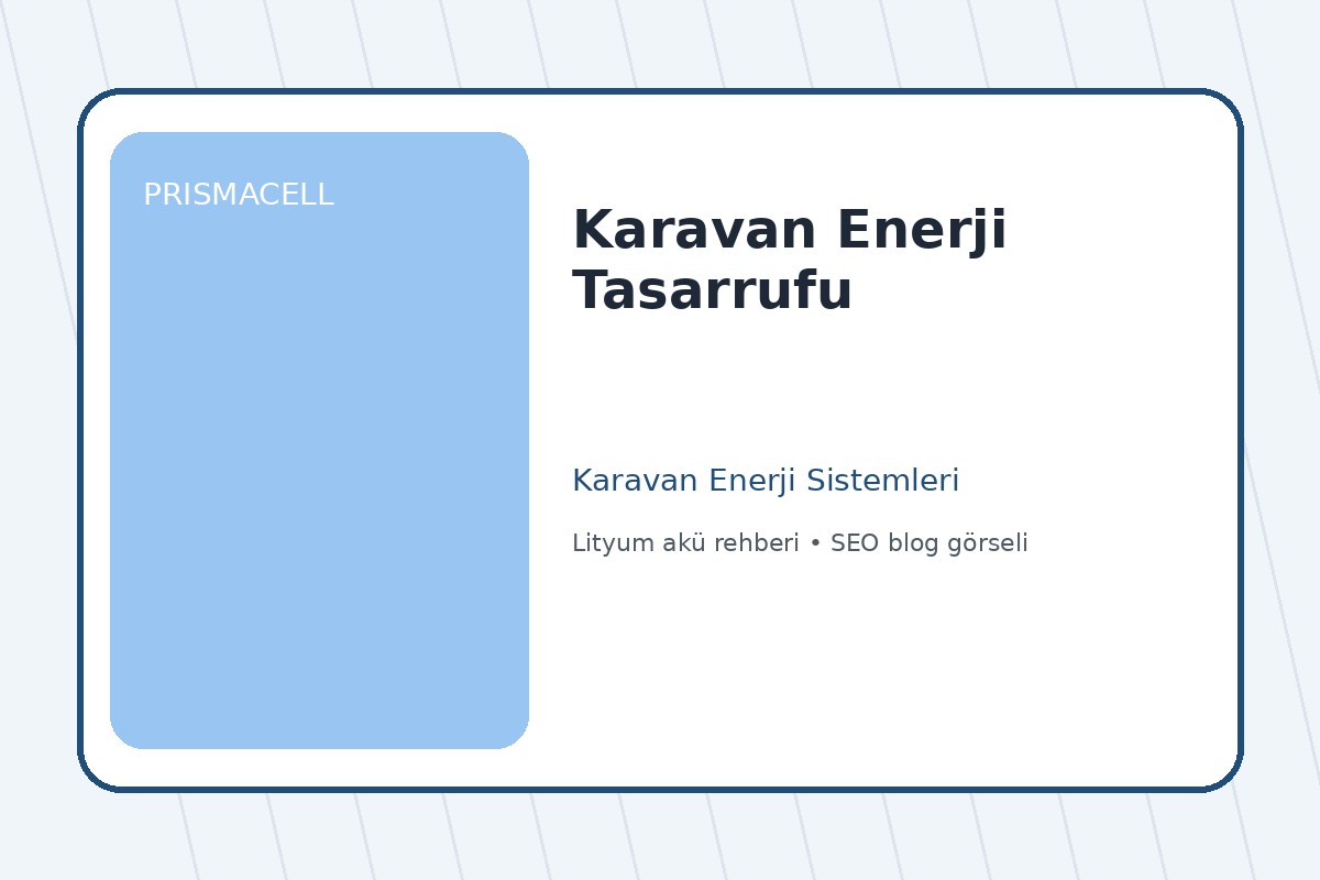 Karavan Enerji Tasarrufu