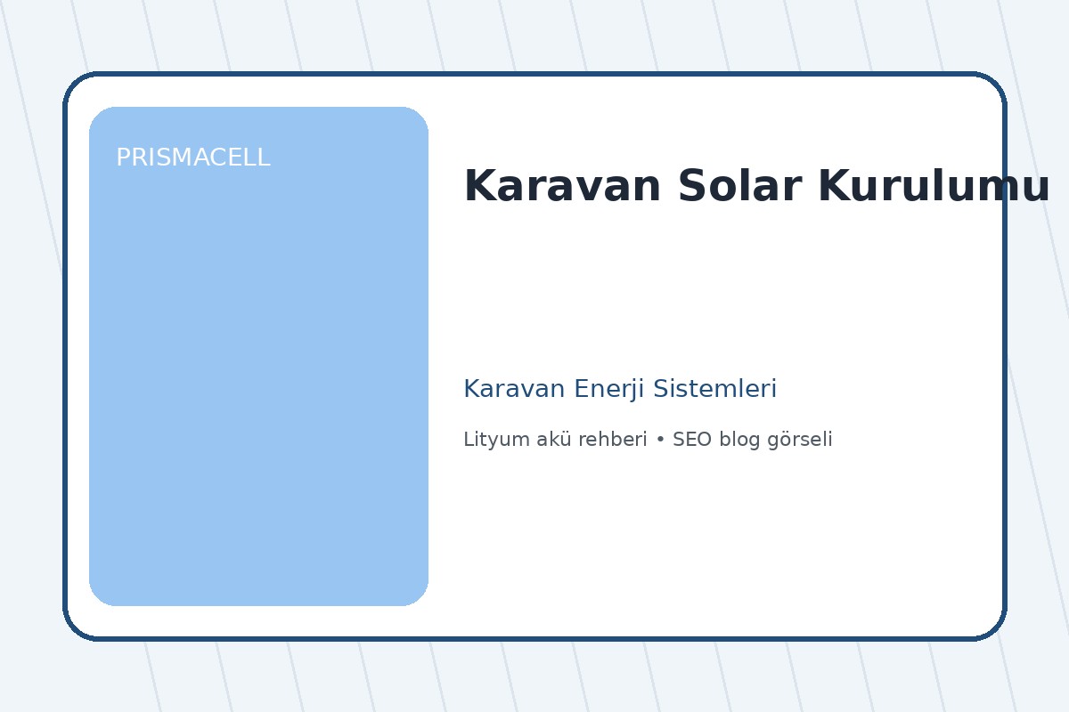 Karavan Solar Kurulumu