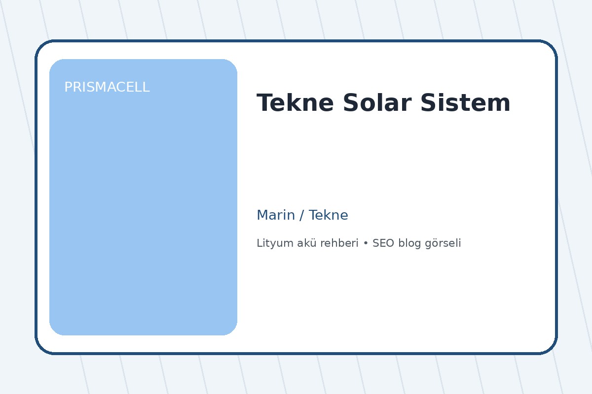 Tekne Solar Sistem