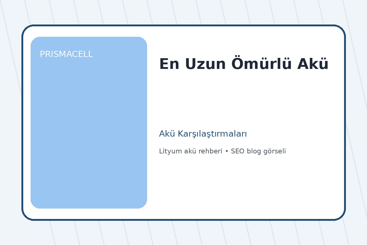 En Uzun Ömürlü Akü