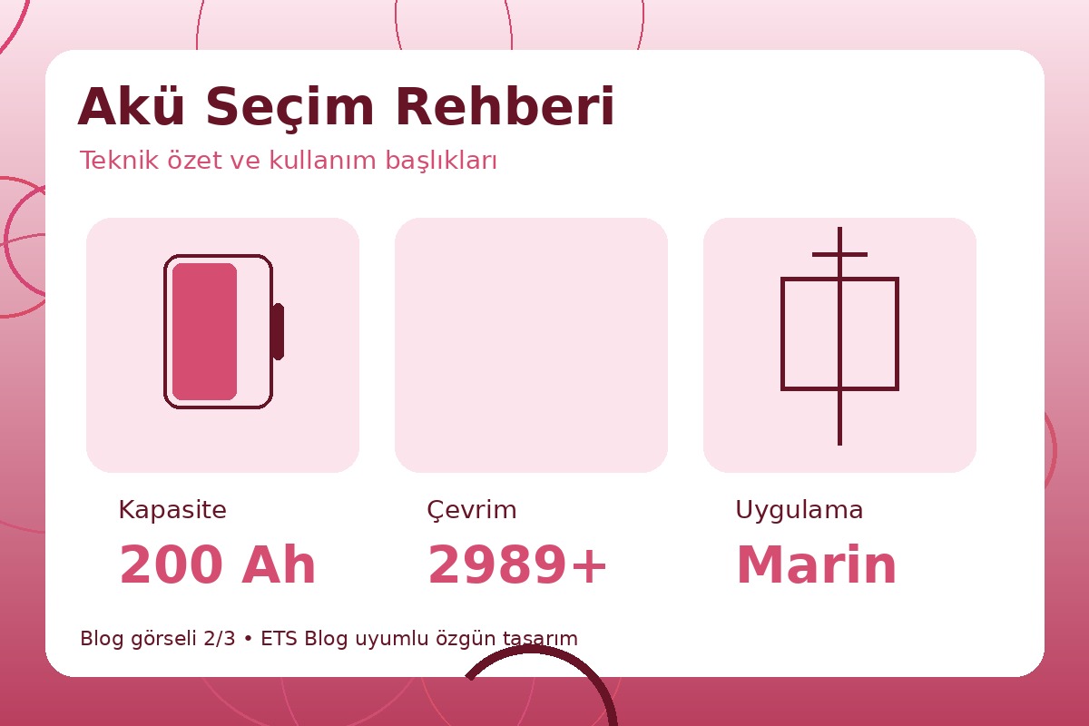 Akü Seçim Rehberi görsel 2