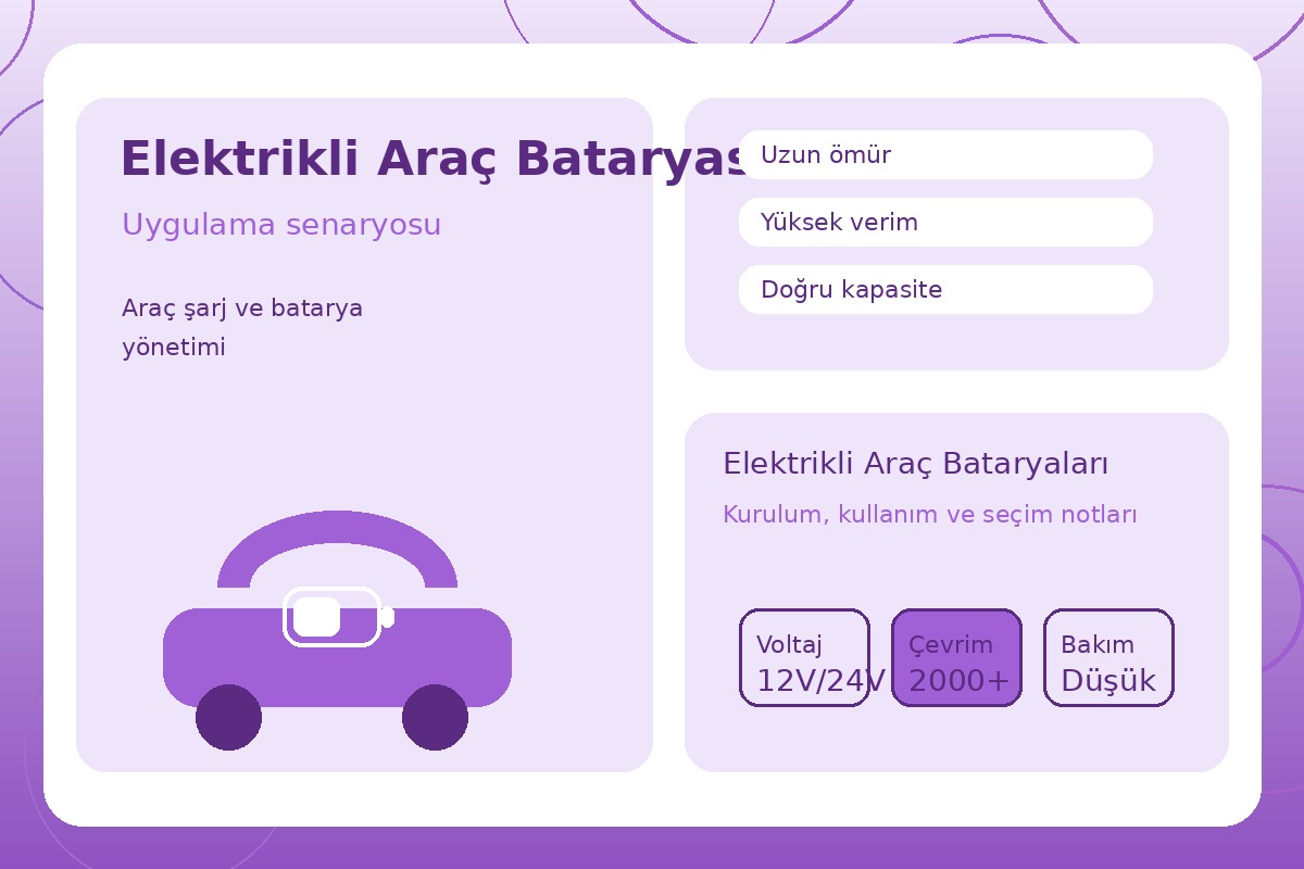 Elektrikli Araç Bataryası görsel 3