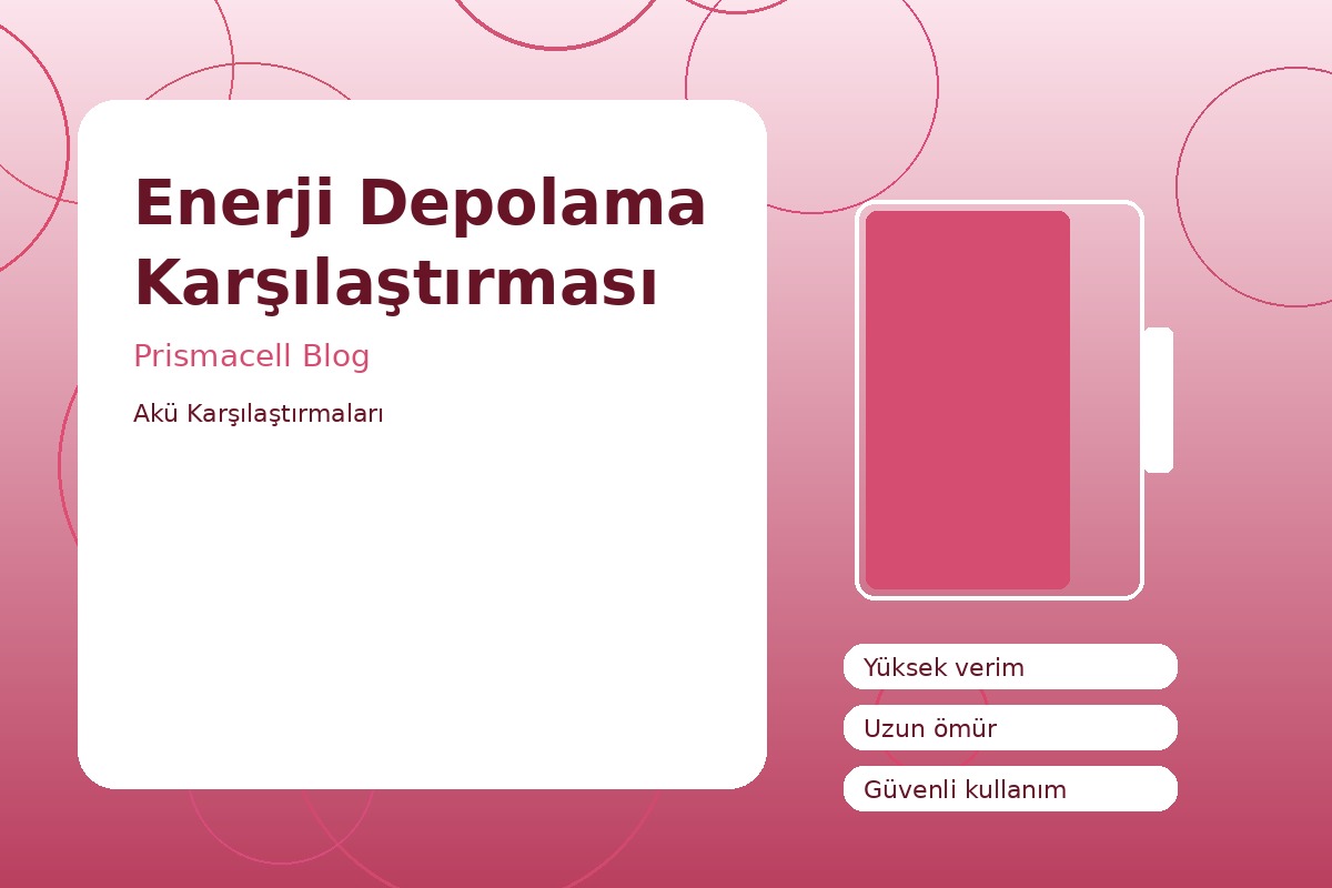 Enerji Depolama Karşılaştırması görsel 1
