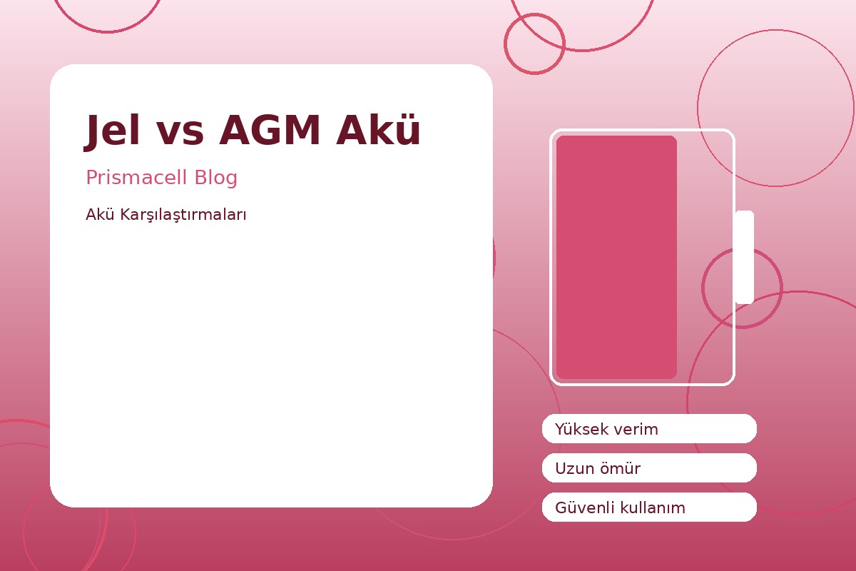 Jel vs AGM Akü görsel 1