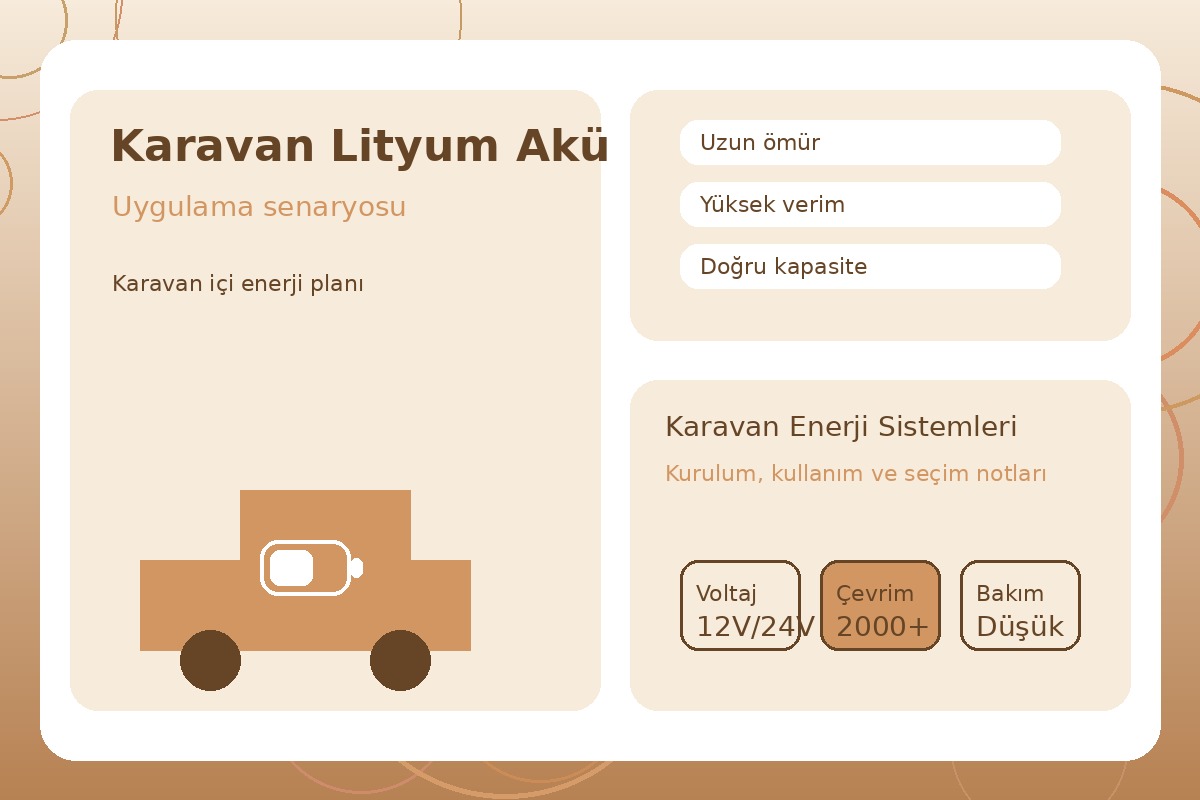 Karavan Lityum Akü görsel 3