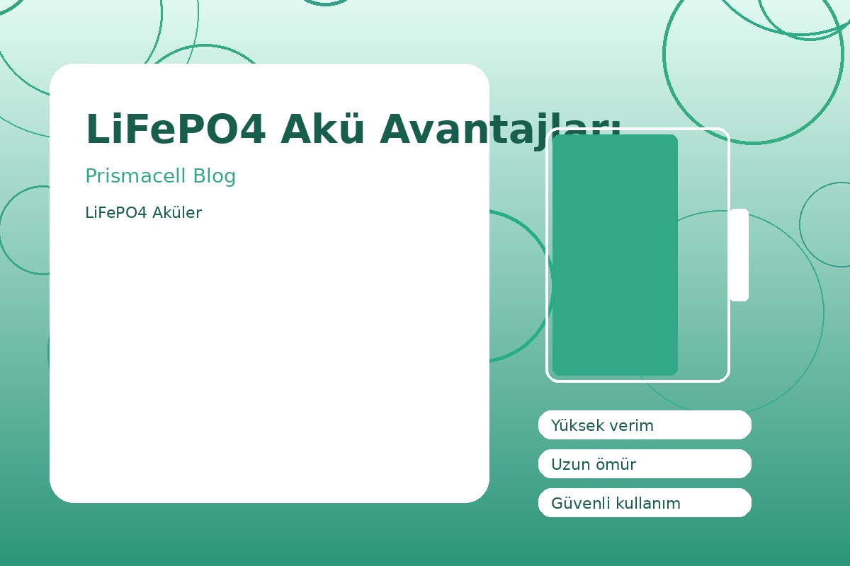 LiFePO4 Akü Avantajları görsel 1
