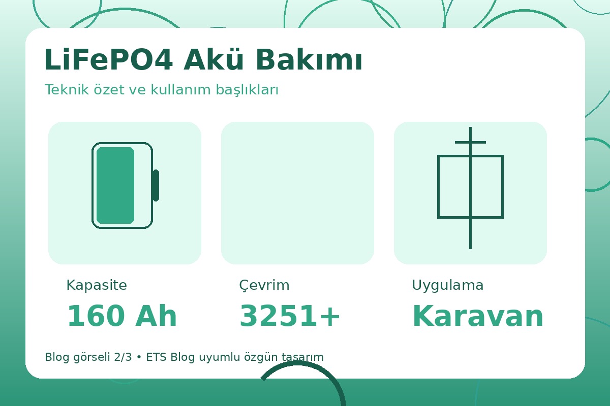 LiFePO4 Akü Bakımı görsel 2