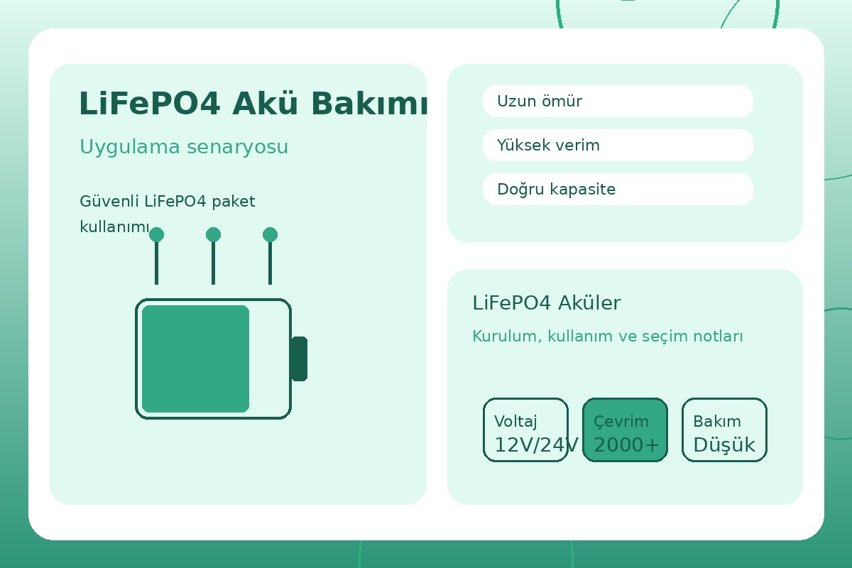 LiFePO4 Akü Bakımı görsel 3