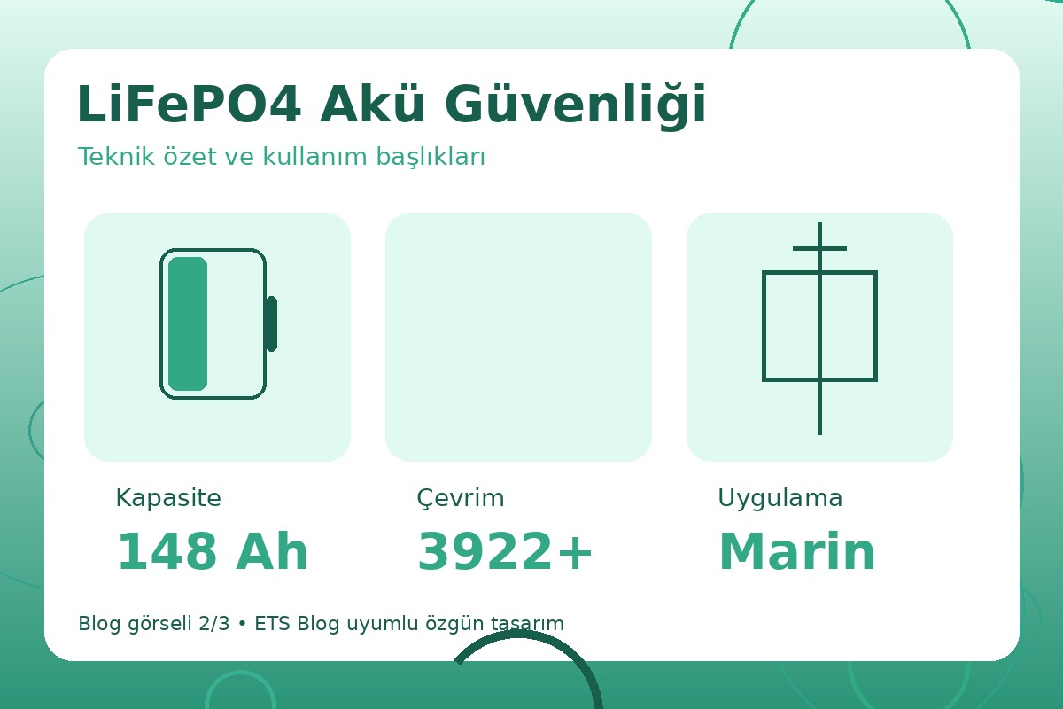 LiFePO4 Akü Güvenliği görsel 2