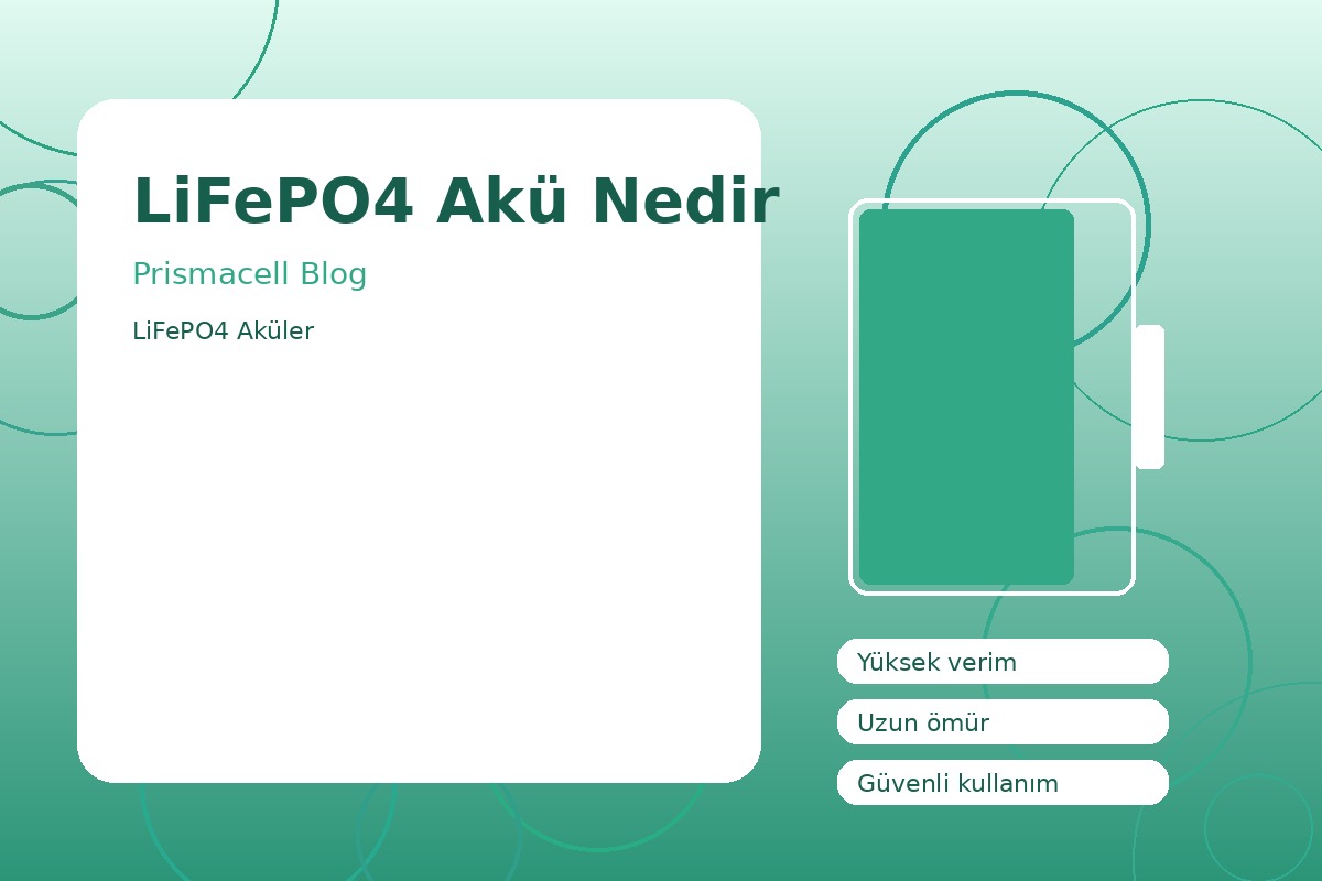 LiFePO4 Akü Nedir görsel 1