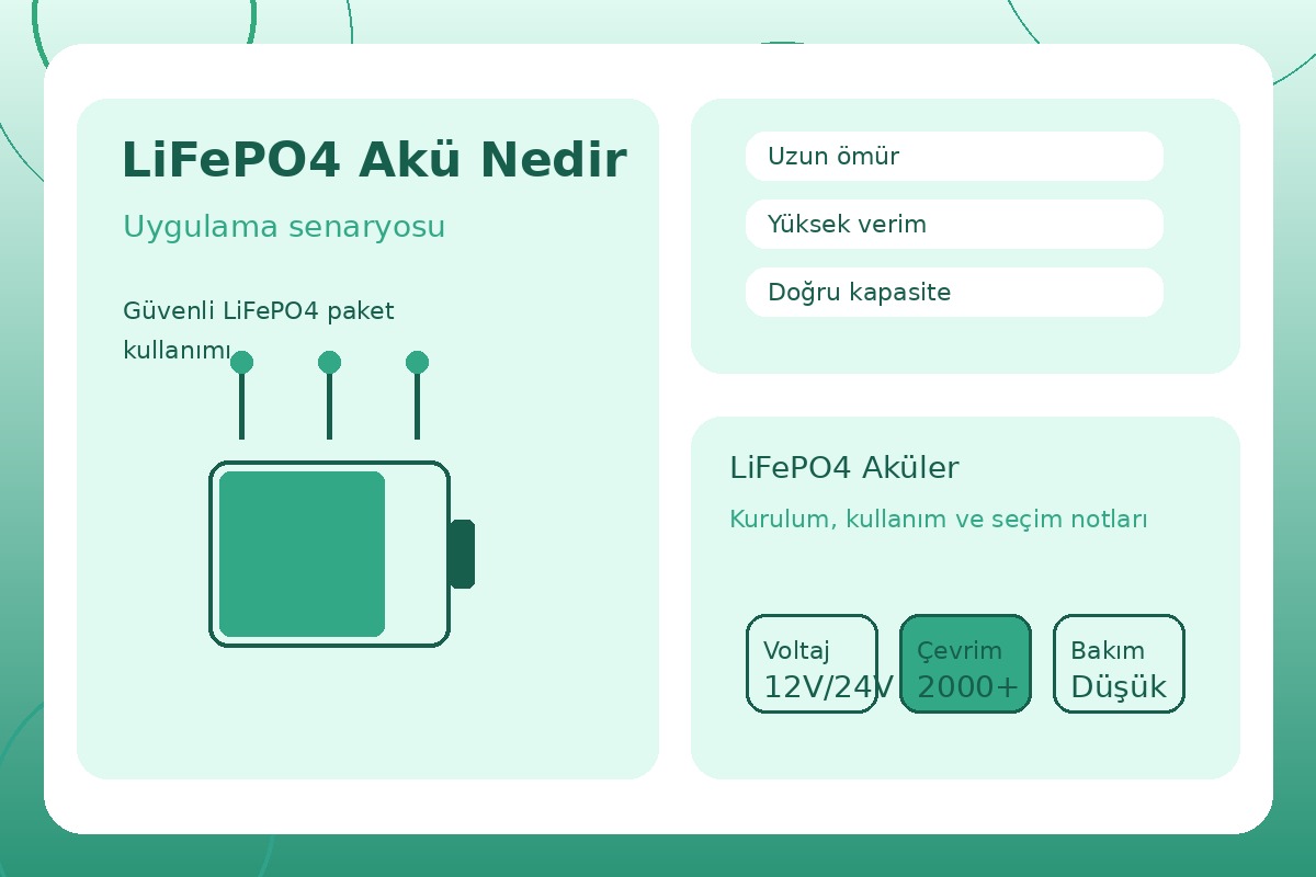 LiFePO4 Akü Nedir görsel 3