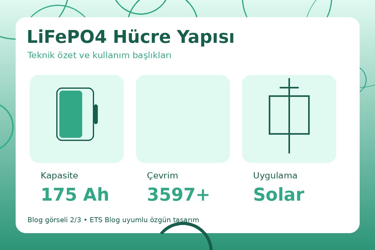 LiFePO4 Hücre Yapısı görsel 2