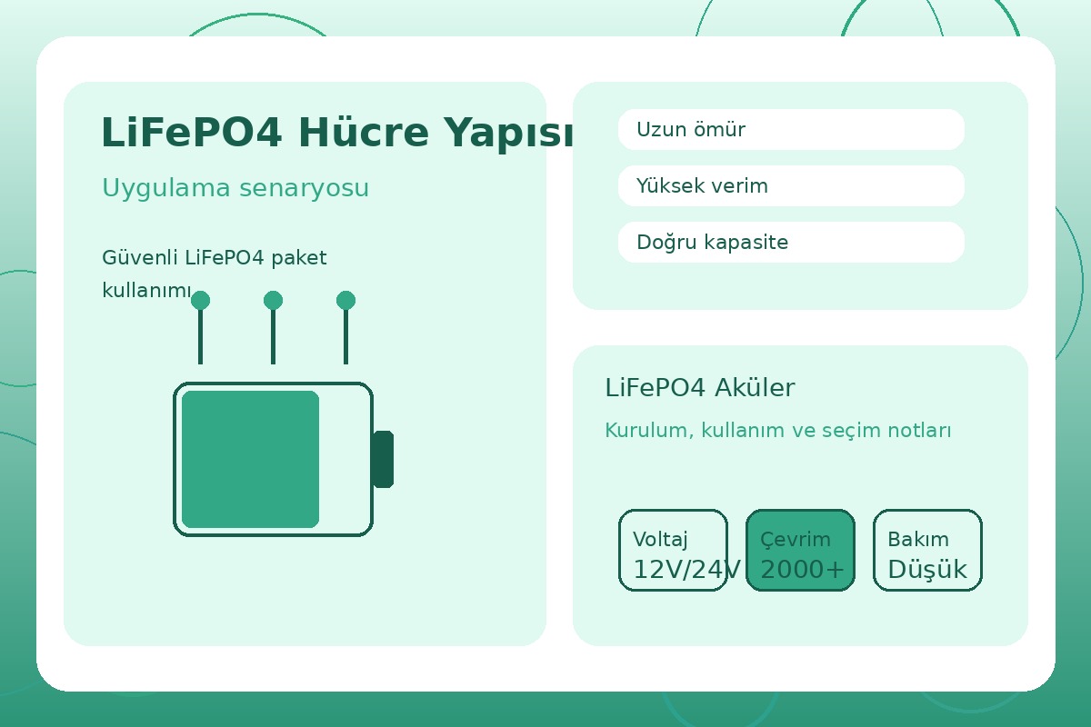 LiFePO4 Hücre Yapısı görsel 3