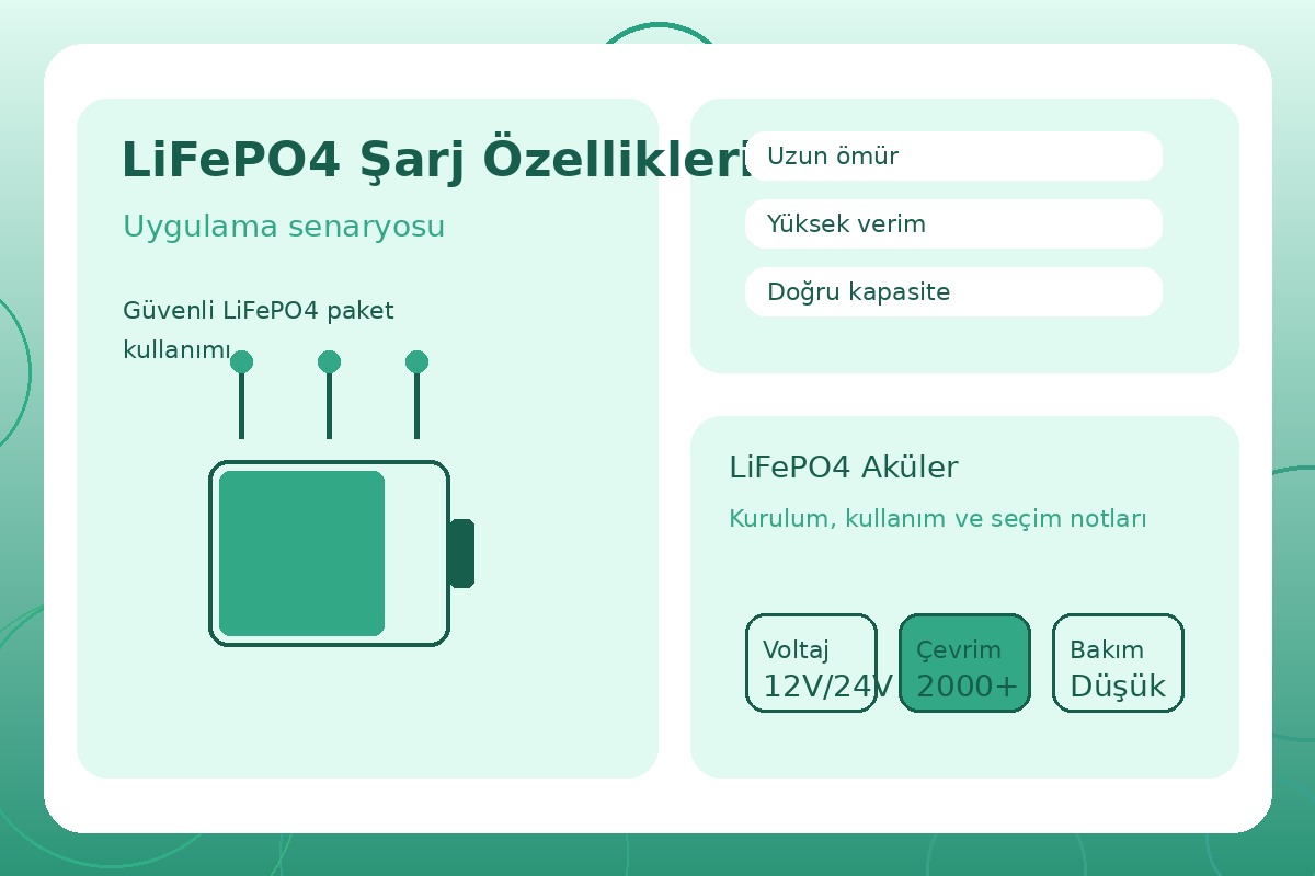LiFePO4 Şarj Özellikleri görsel 3