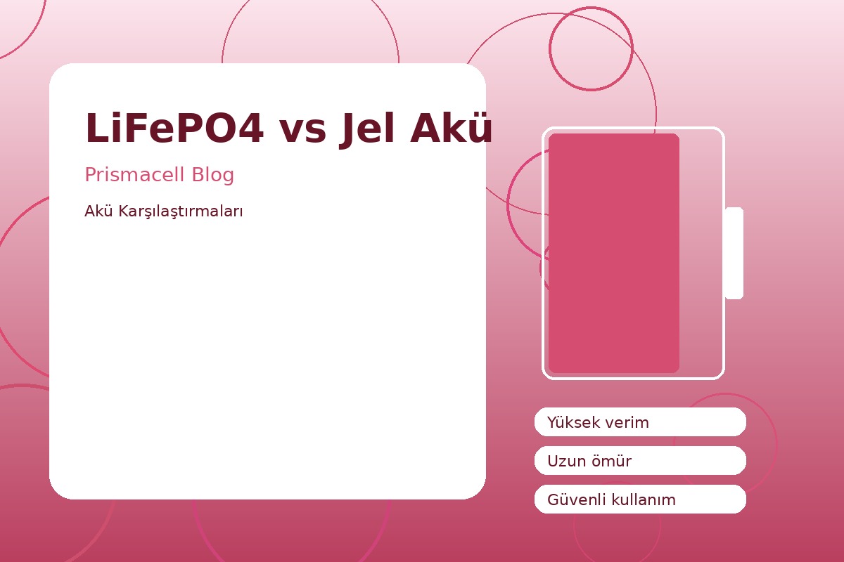 LiFePO4 vs Jel Akü görsel 1