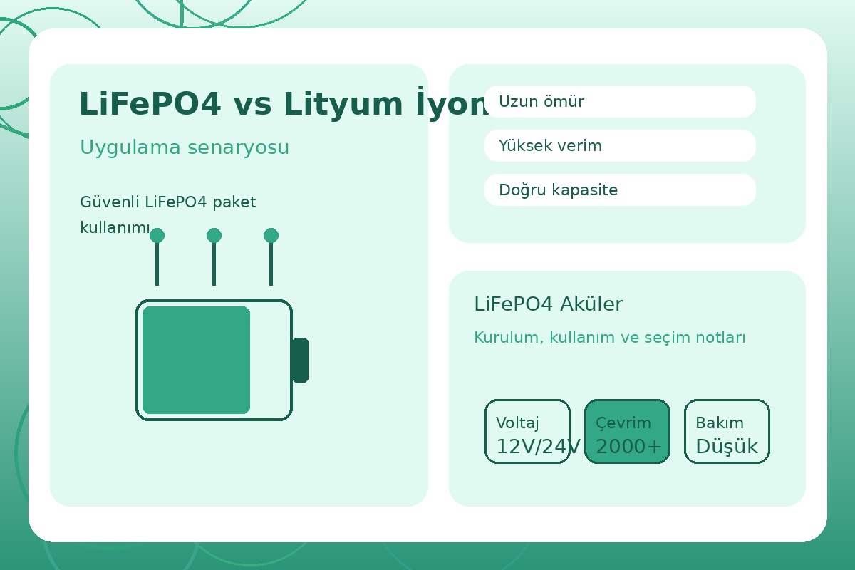 LiFePO4 vs Lityum İyon görsel 3