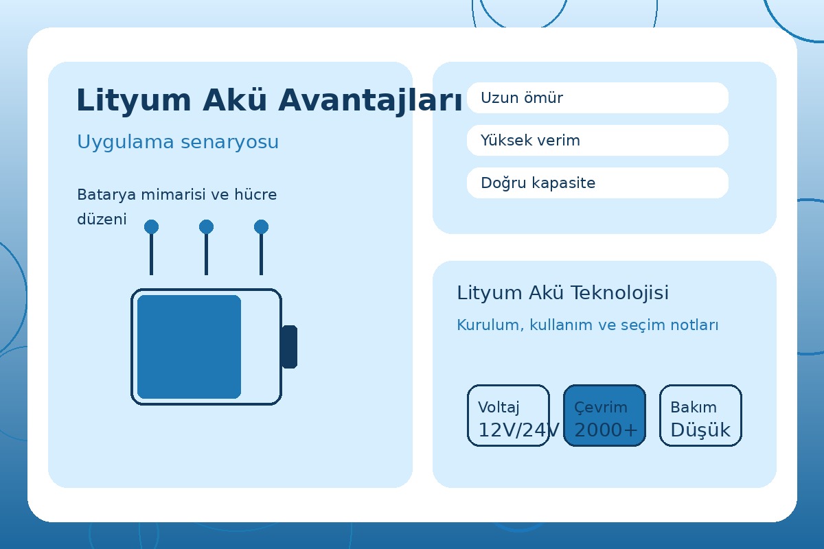 Lityum Akü Avantajları görsel 3