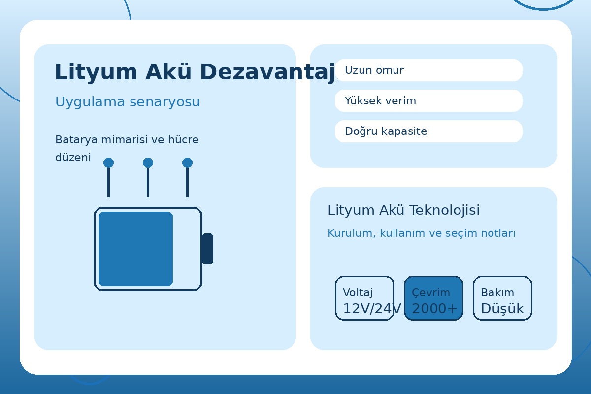 Lityum Akü Dezavantajları görsel 3