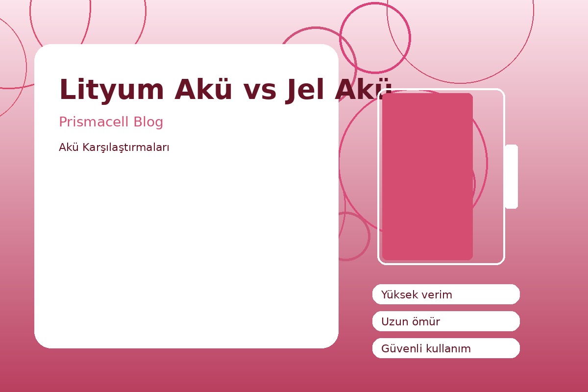 Lityum Akü vs Jel Akü görsel 1