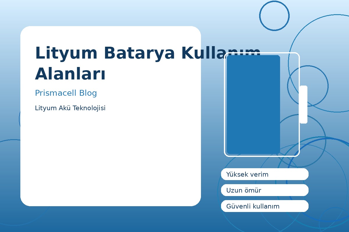 Lityum Batarya Kullanım Alanları görsel 1