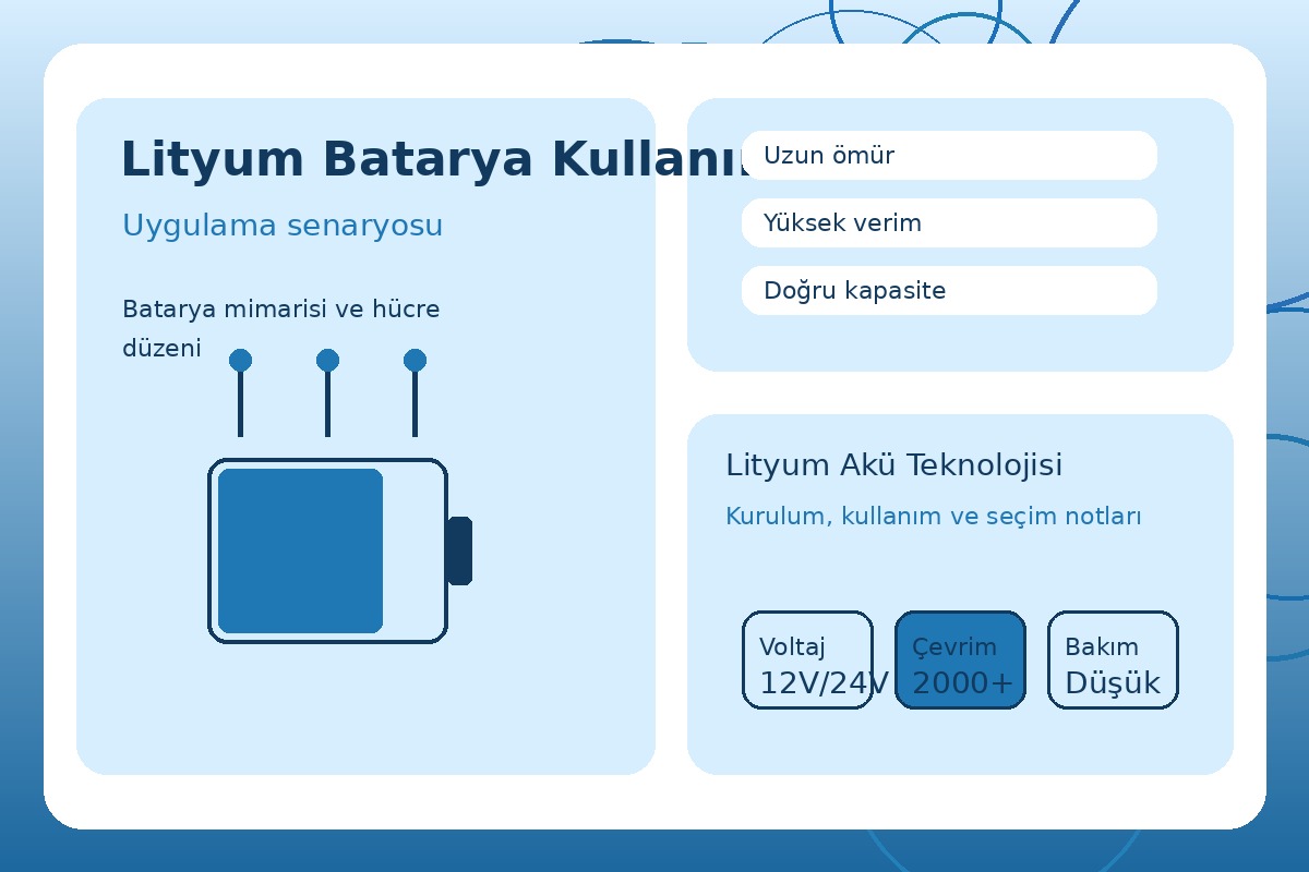 Lityum Batarya Kullanım Alanları görsel 3