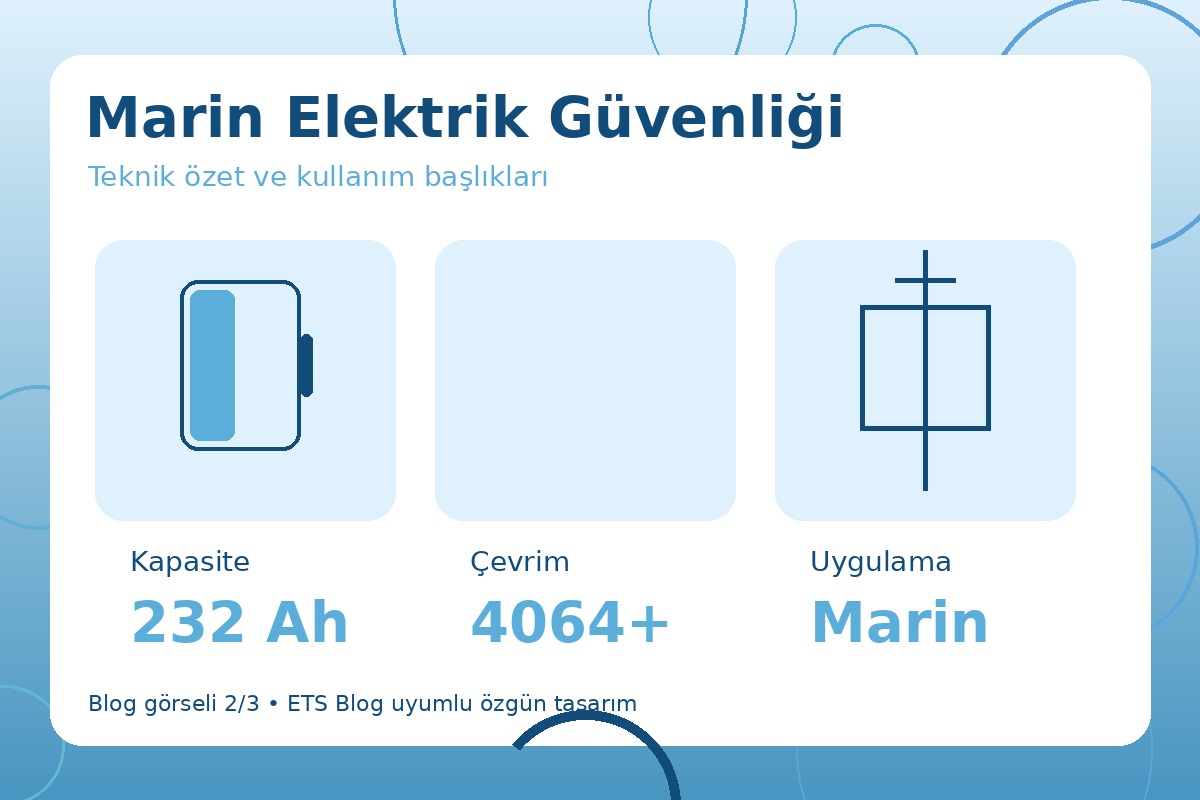Marin Elektrik Güvenliği görsel 2