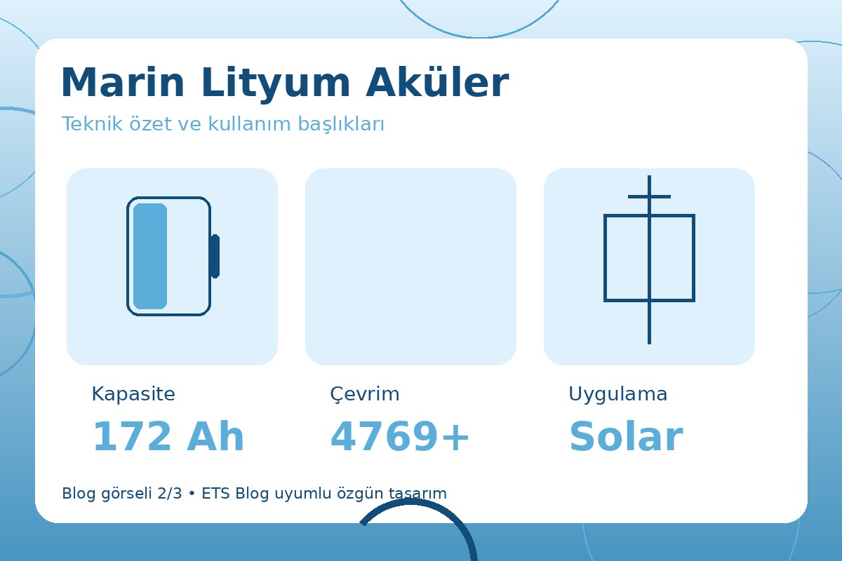 Marin Lityum Aküler görsel 2