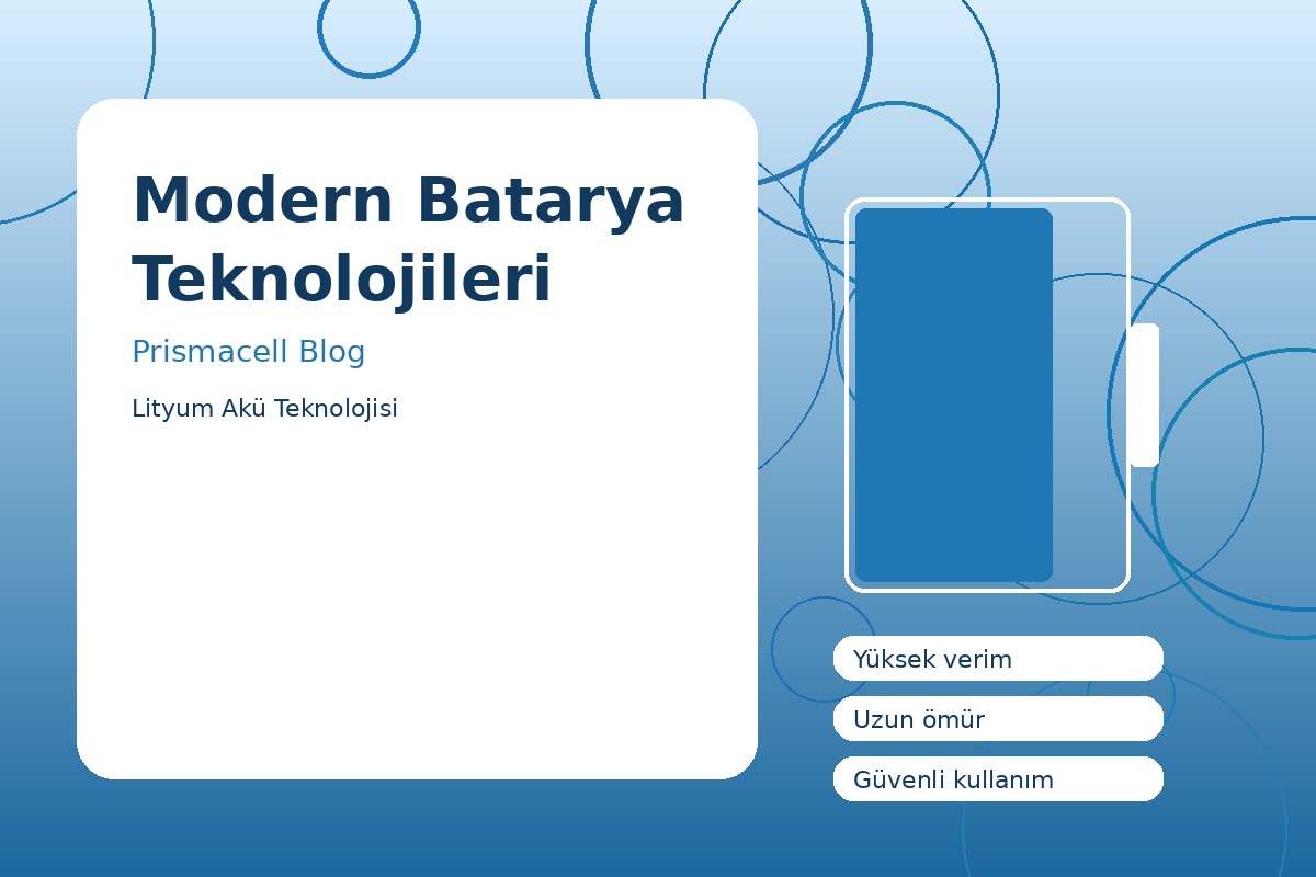 Modern Batarya Teknolojileri görsel 1