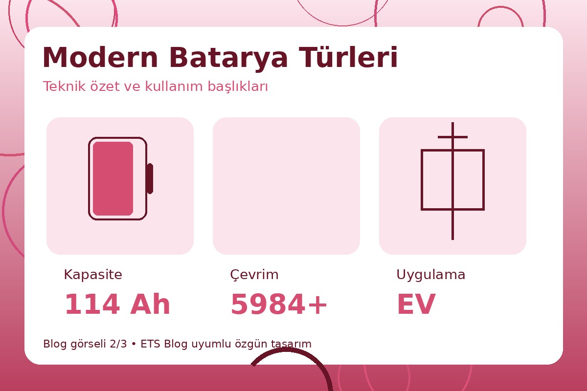 Modern Batarya Türleri görsel 2