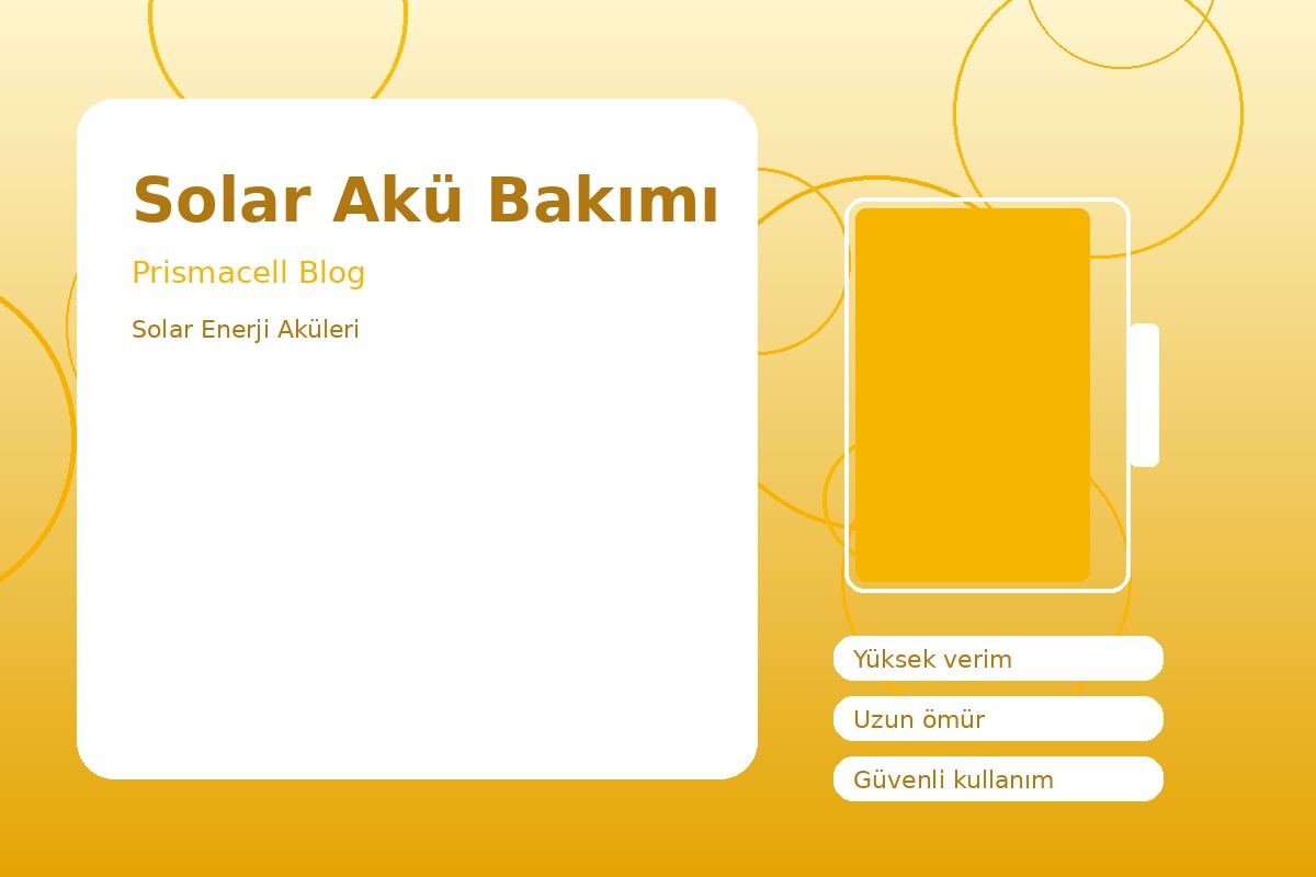 Solar Akü Bakımı görsel 1