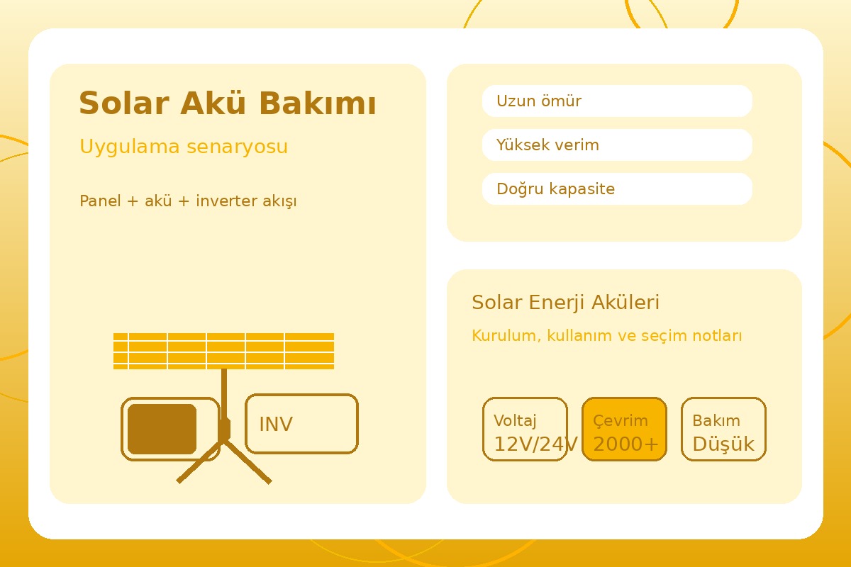 Solar Akü Bakımı görsel 3