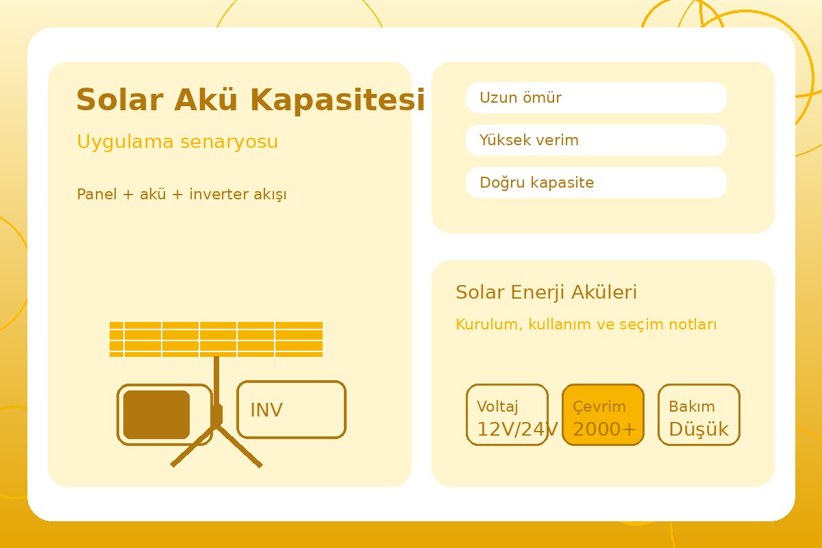 Solar Akü Kapasitesi görsel 3