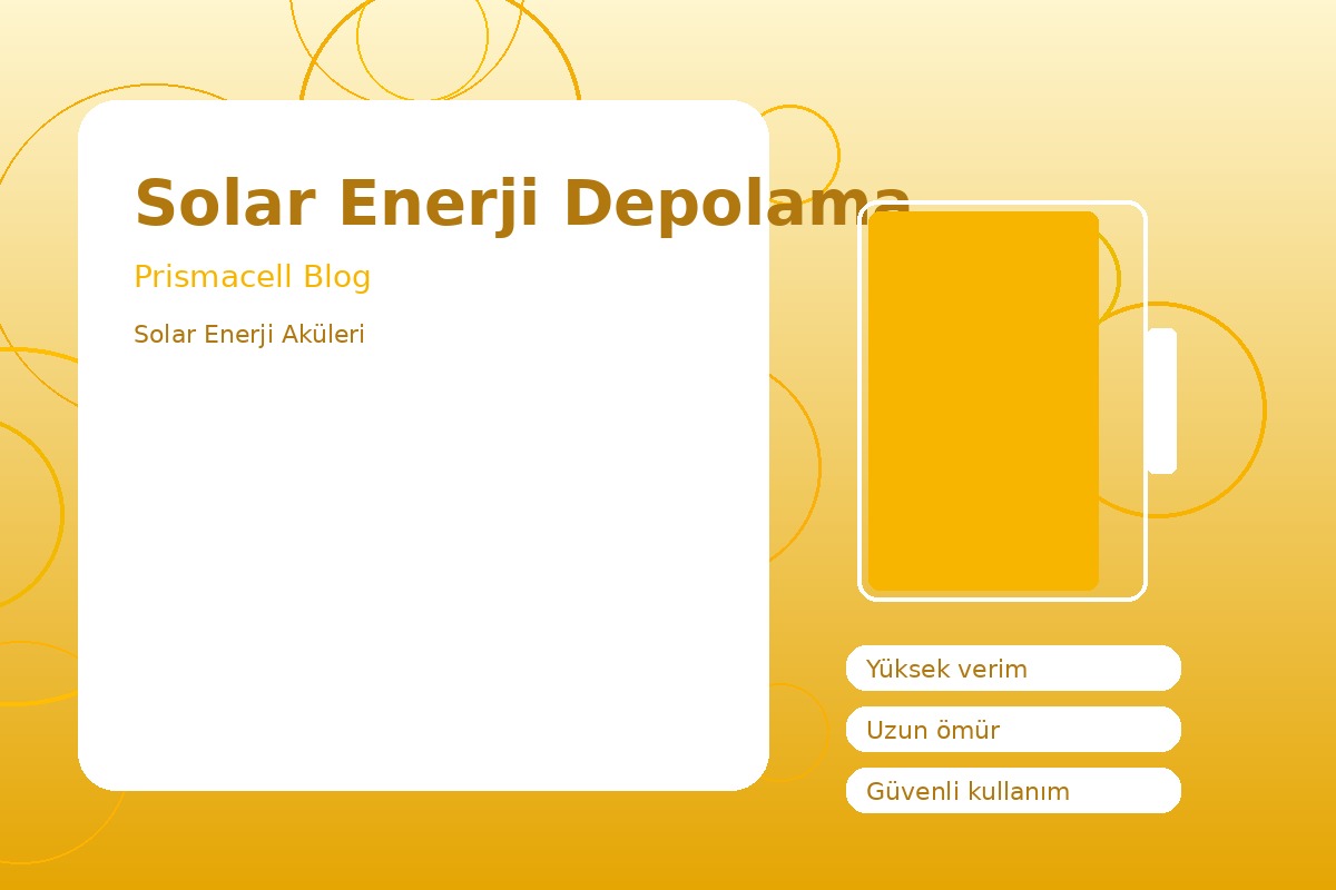 Solar Enerji Depolama görsel 1