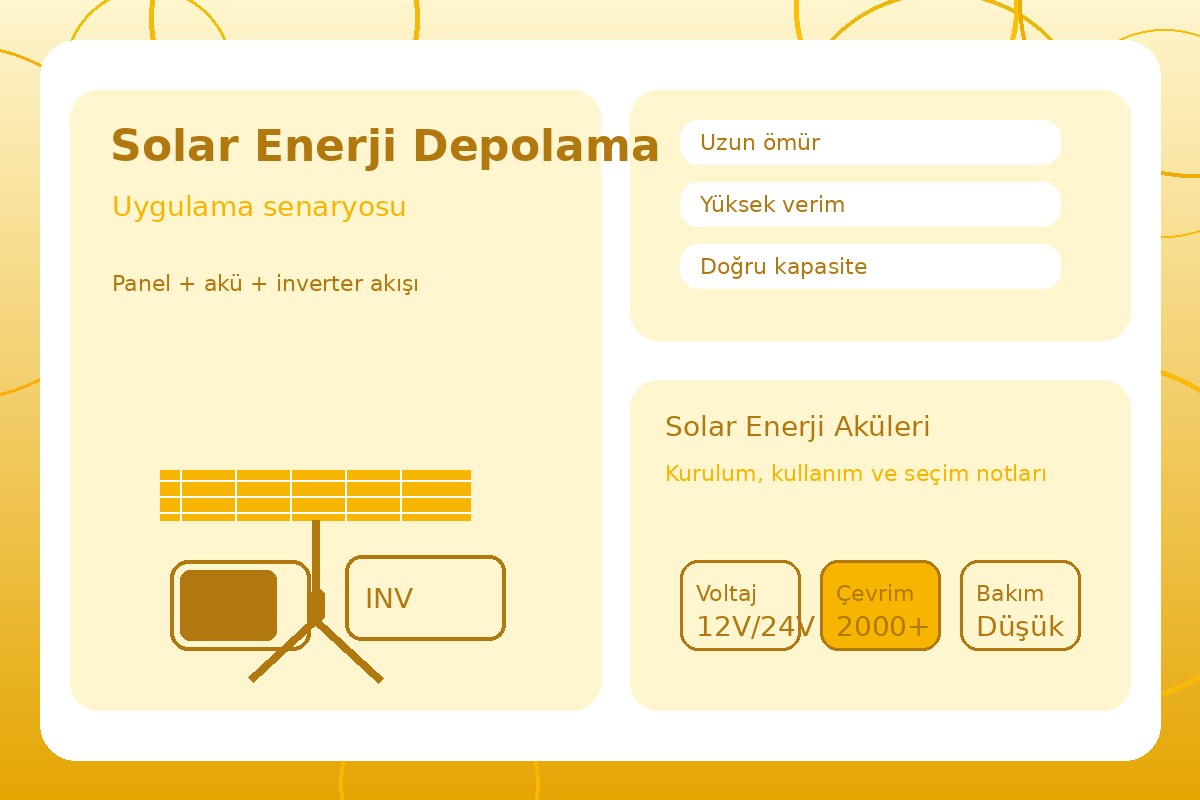 Solar Enerji Depolama görsel 3