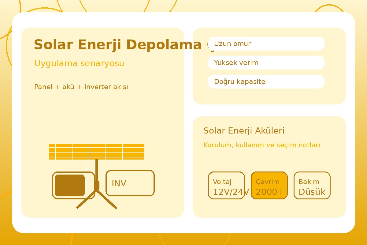 Solar Enerji Depolama Çözümleri görsel 3