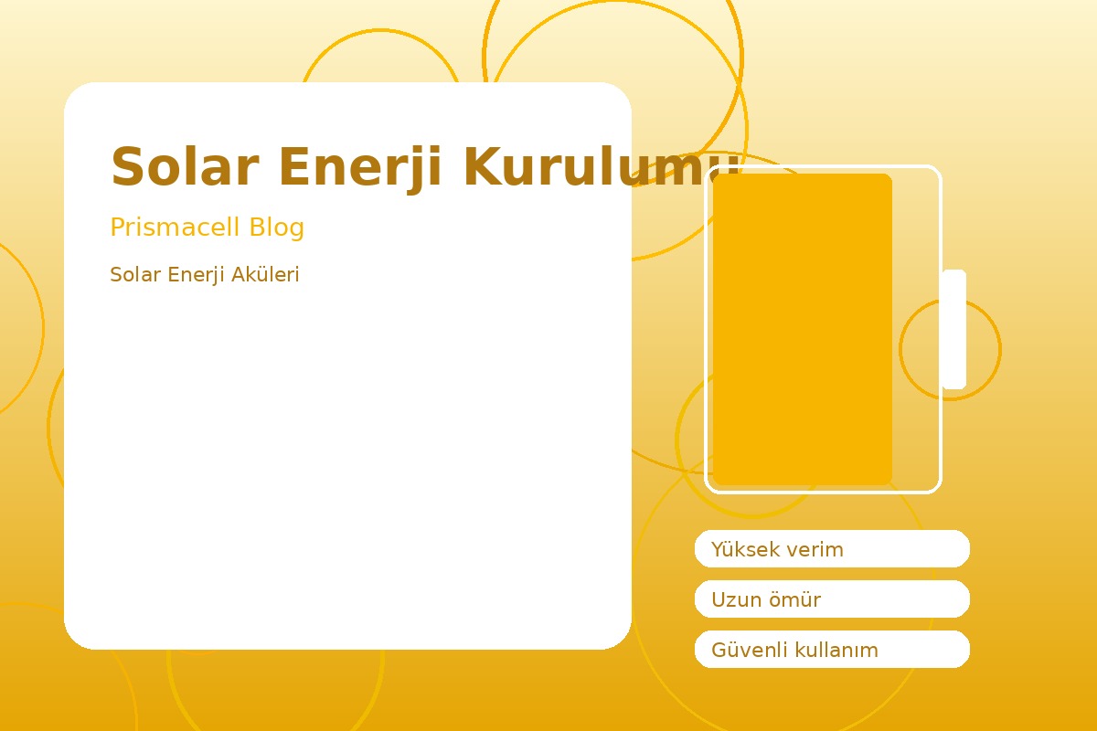 Solar Enerji Kurulumu görsel 1