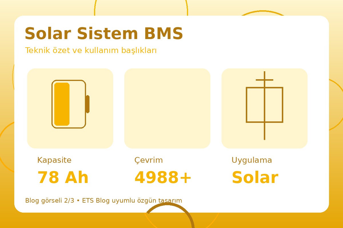 Solar Sistem BMS görsel 2