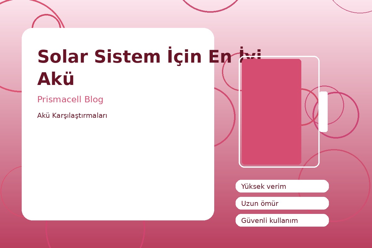Solar Sistem İçin En İyi Akü görsel 1