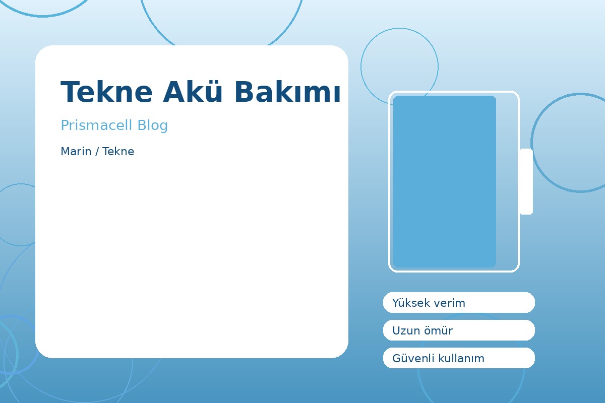 Tekne Akü Bakımı görsel 1