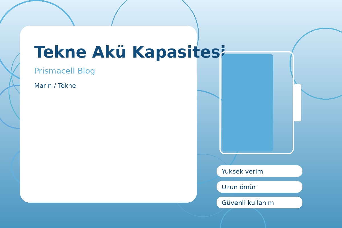 Tekne Akü Kapasitesi görsel 1