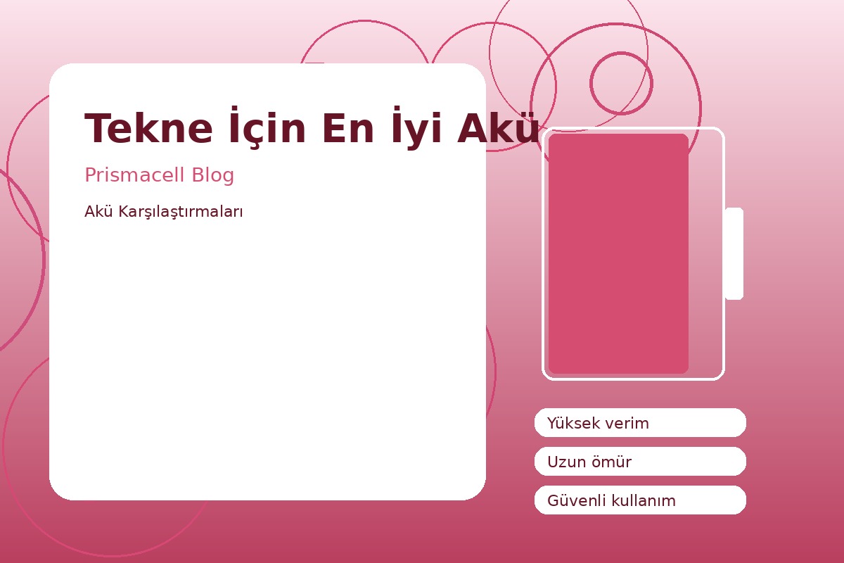 Tekne İçin En İyi Akü görsel 1